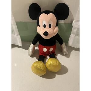 TY Beanie Baby Disney Sparkle MICKEY MOUSE Plush Stuffed Animal Toy